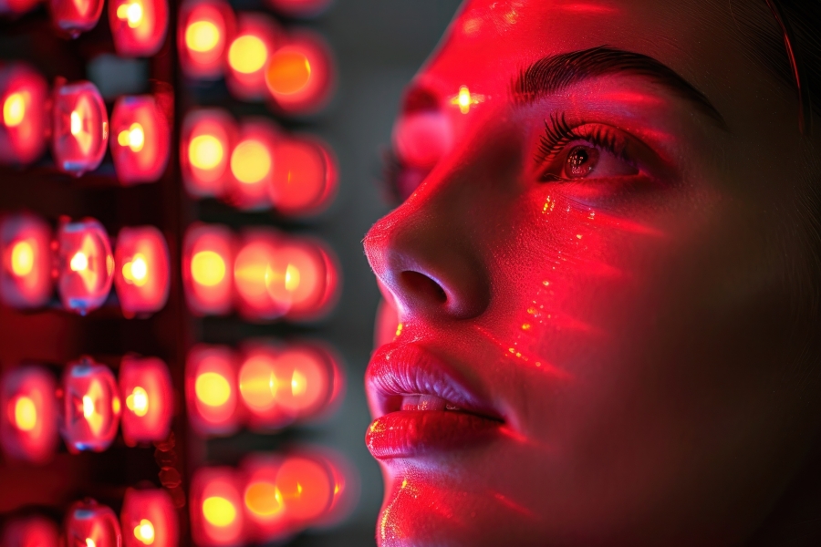 Red light therapy.